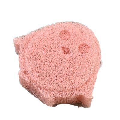 quality 8*6*2.5 Esponja de Konjac Cuerpo blando Color rosa Duradera y de forma rectangular factory